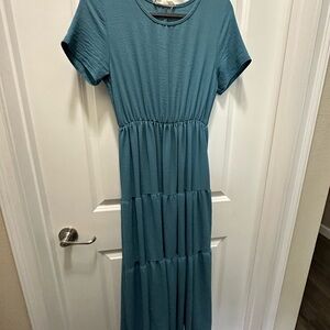 Teal Maxi Dress size medium